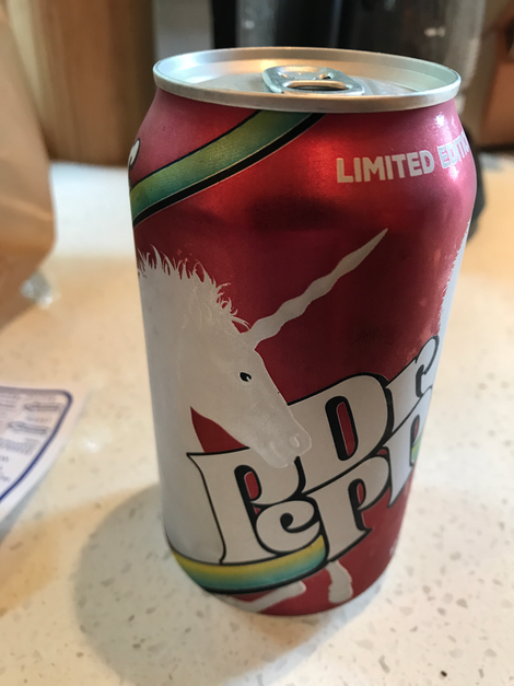 limited edition unicorn Dr Pepper still tastes regular dr pepper.
